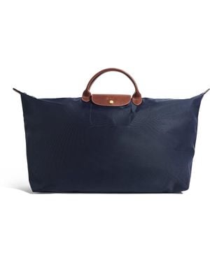 Longchamp Medium Le Pliage Original Travel Bag - Blue