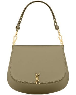 Saint Laurent Voltaire Top-Handle Bag - Grey
