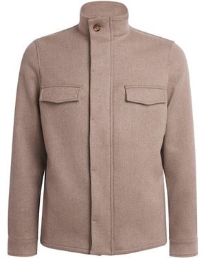 Marco Pescarolo Stretch-Cashmere Titan Jacket - Brown