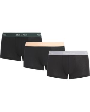 Calvin Klein Cotton Stretch Icon Trunks - Black