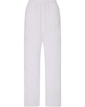 The Row Kohana Cotton Pants - White