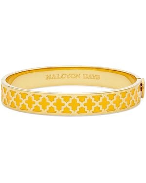 Halcyon Days Plated Agama Bangle - Yellow