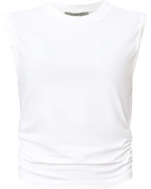 AllSaints Cotton-Modal West Tank - White