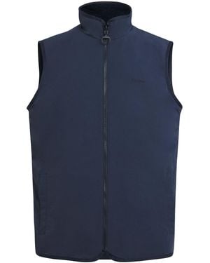 Barbour Reversible Fleece Gilet - Blue