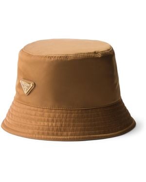 Prada Re-Nylon Bucket Hat - Brown