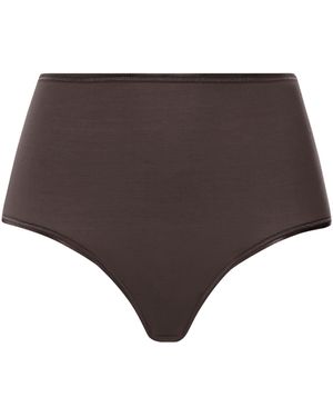 Hanro Cotton Maxi Briefs - Brown