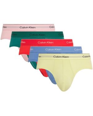 Calvin Klein Stretch-Cotton Icon Briefs - White