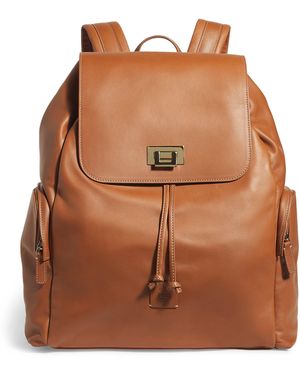 Eleventy Calfskin Backpack - Brown