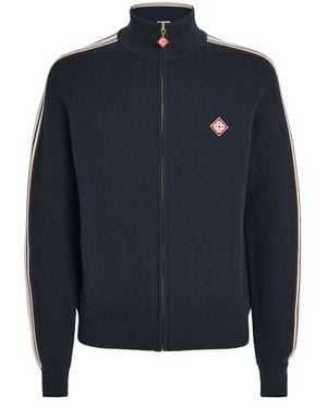 CASABLANCA Café Culture Track Jacket - Blue
