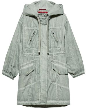 MAX&Co. Hooded Padded Coat - Grey