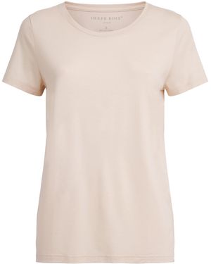 Derek Rose Micro Modal Lara Pyjama Top - Natural