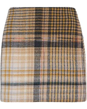 Missoni Knitted Zigzag Mini Skirt - Natural