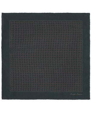 Ralph Lauren Silk Pocket Square - Black