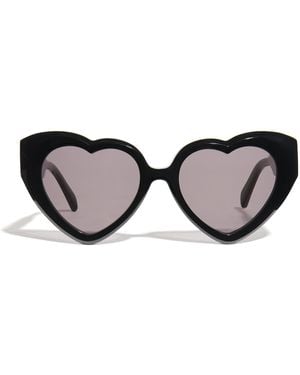 Maje Heart-Shaped Sunglasses - Brown