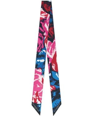 Givenchy Silk Floral Bandeau - White