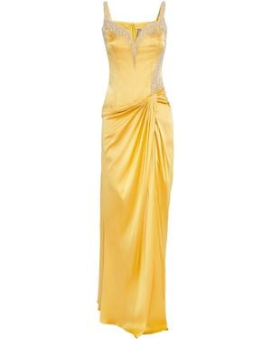 Gaurav Gupta Silk Solar Radiance Gown - Metallic