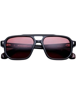 Jacques Marie Mage Evans Aviator Sunglasses - Purple