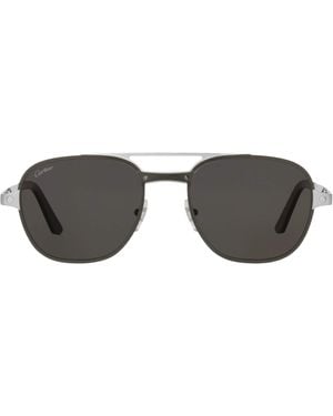 Cartier Metal 06L001758 Sunglasses - Grey