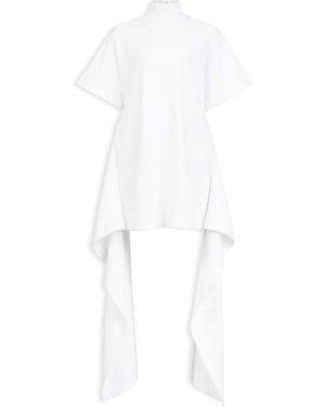 Alaïa Cotton-Blend T-Shirt Mini Dress - White