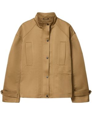 AllSaints Luellah Oversized Jacket - Natural