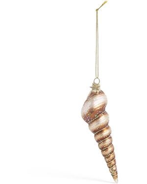 Harrods Turritella Shell Tree Decoration - Metallic