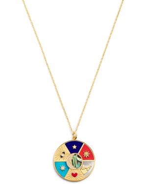 L'Atelier Nawbar And Diamond Oracle Eternal Charm Necklace - Metallic
