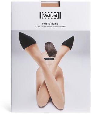 Wolford Pure 10 Tights - White