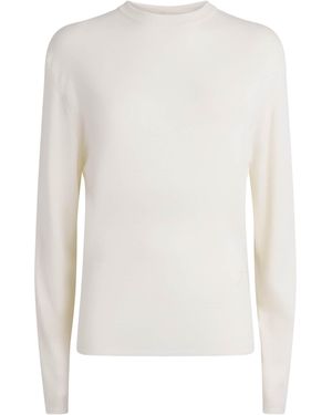 Jacquemus Merino-Silk Romarin Sweater - White