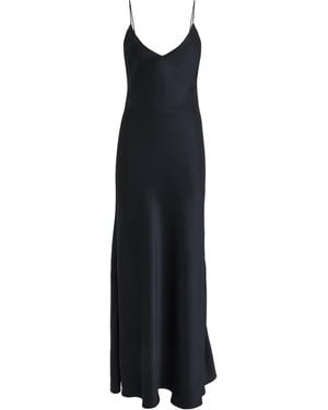 Blazé Milano Satin Manipur Maxi Dress - Black