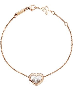 Chopard And Diamond Happy Diamonds Icons Bracelet - Metallic