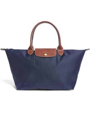 Longchamp Medium Le Pliage Original Handbag - Blue