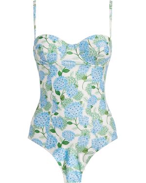 VERANDAH Hydrangea Swimsuit - Blue