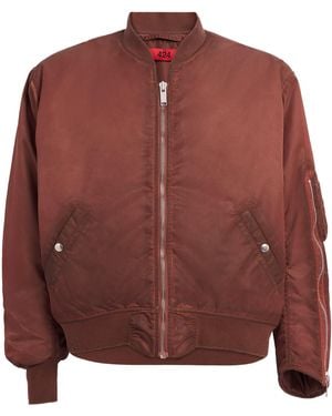 424 Military Bomber Jacket - Brown