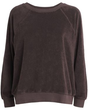 Suzie Kondi Cotton-Blend Samos Sweatshirt - Brown