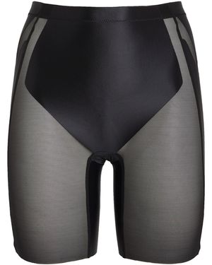 Spanx Booty-Lifting Mid-Thigh Shorts - Grey