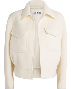 Wolk Morais Cashmere Trocadero Jacket - White