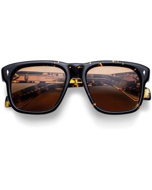 Jacques Marie Mage Acetate Yves Sunglasses - Black