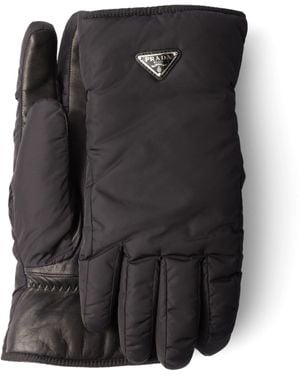 Prada Re-Nylon Gloves - Black