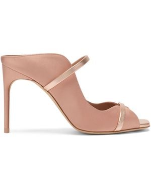 Malone Souliers Satin Noah Heeled Sandals 90 - Pink