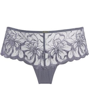 Chantelle Lace Fleur Shorty Briefs - Grey