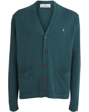 Vivienne Westwood Wool-Cashmere Alex Cardigan - Green