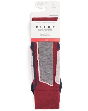 FALKE Sk4 Skiing Socks - Red