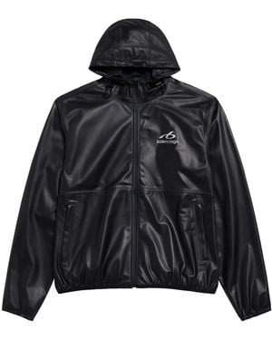 Balenciaga Lambskin Windbreaker Jacket - Black