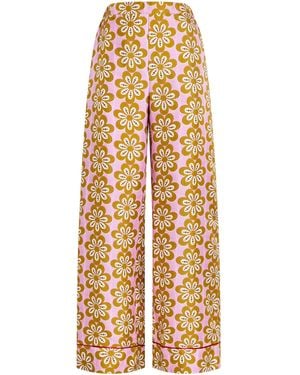La DoubleJ Printed Pyjama Trousers - Metallic