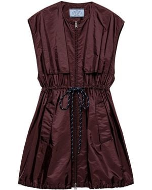 Prada Re-Nylon Mini-Dress - Purple