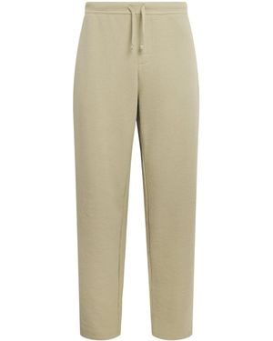 BOSS Waffle-Knit Logo Joggers - Natural