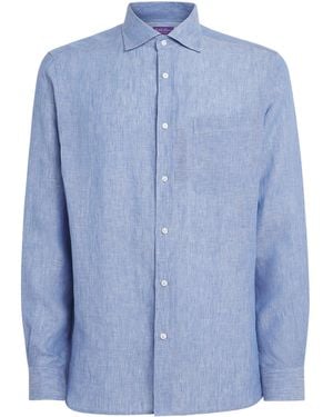 Ralph Lauren Linen Chambray Shirt - Blue