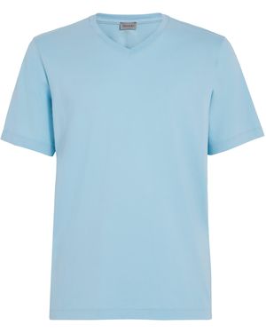 Hanro Cotton Living T-Shirt - Blue