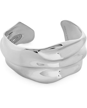 Monica Vinader Sterling Nomade Cuff Bracelet - Metallic