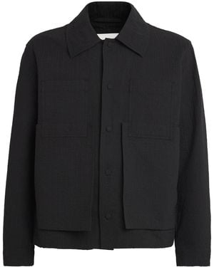 Craig Green Cotton Embroidered Worker Jacket - Black